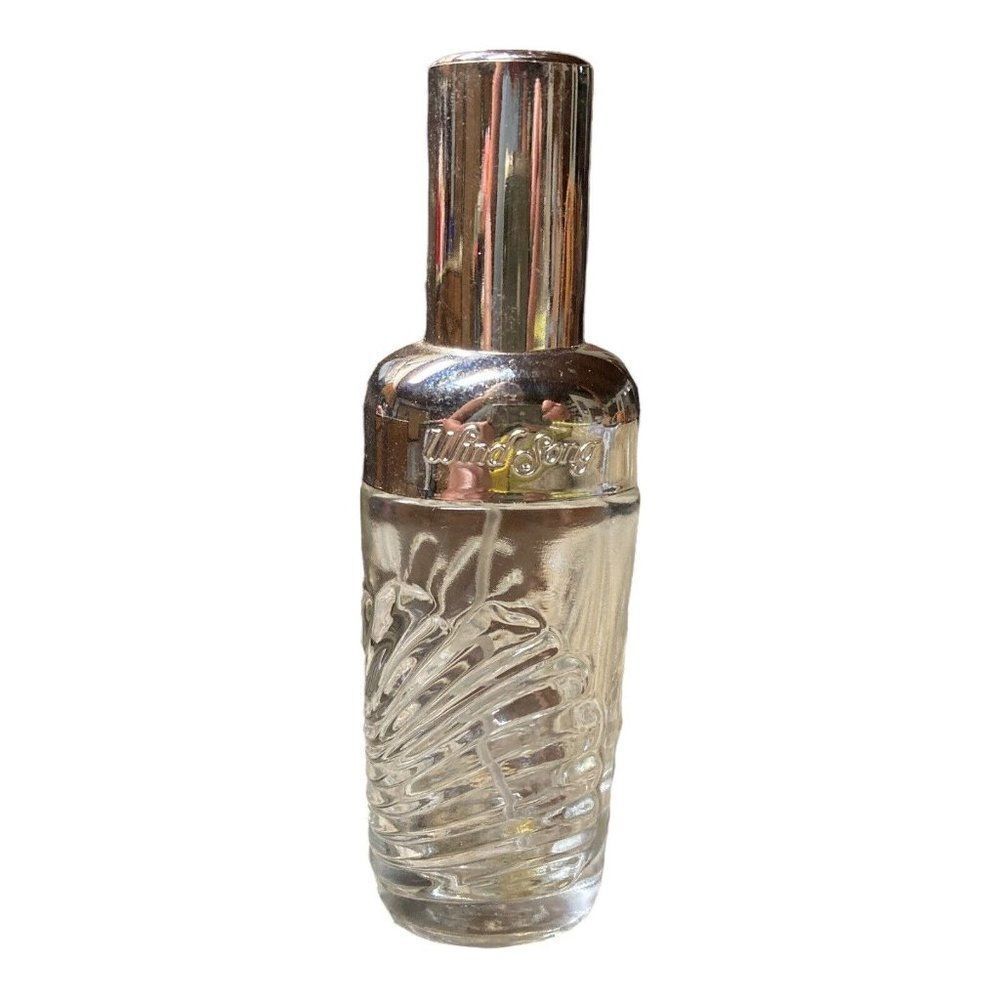 Vtg Shell Wind Song by Prince Matchabelli Unboxed Empty Perfume Bottle Glass